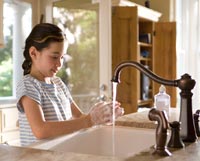 Hand washing helps prevent spreading germs Hand washing helps prevent spreading germs