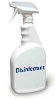 Read the label for disinfectant Staph and MRSA kill times
